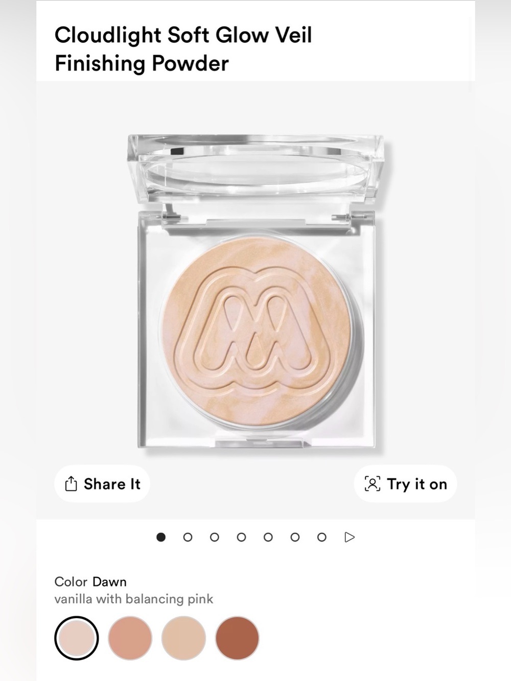 Morphe Cloudlight Soft Glow Veil Finishing Powder